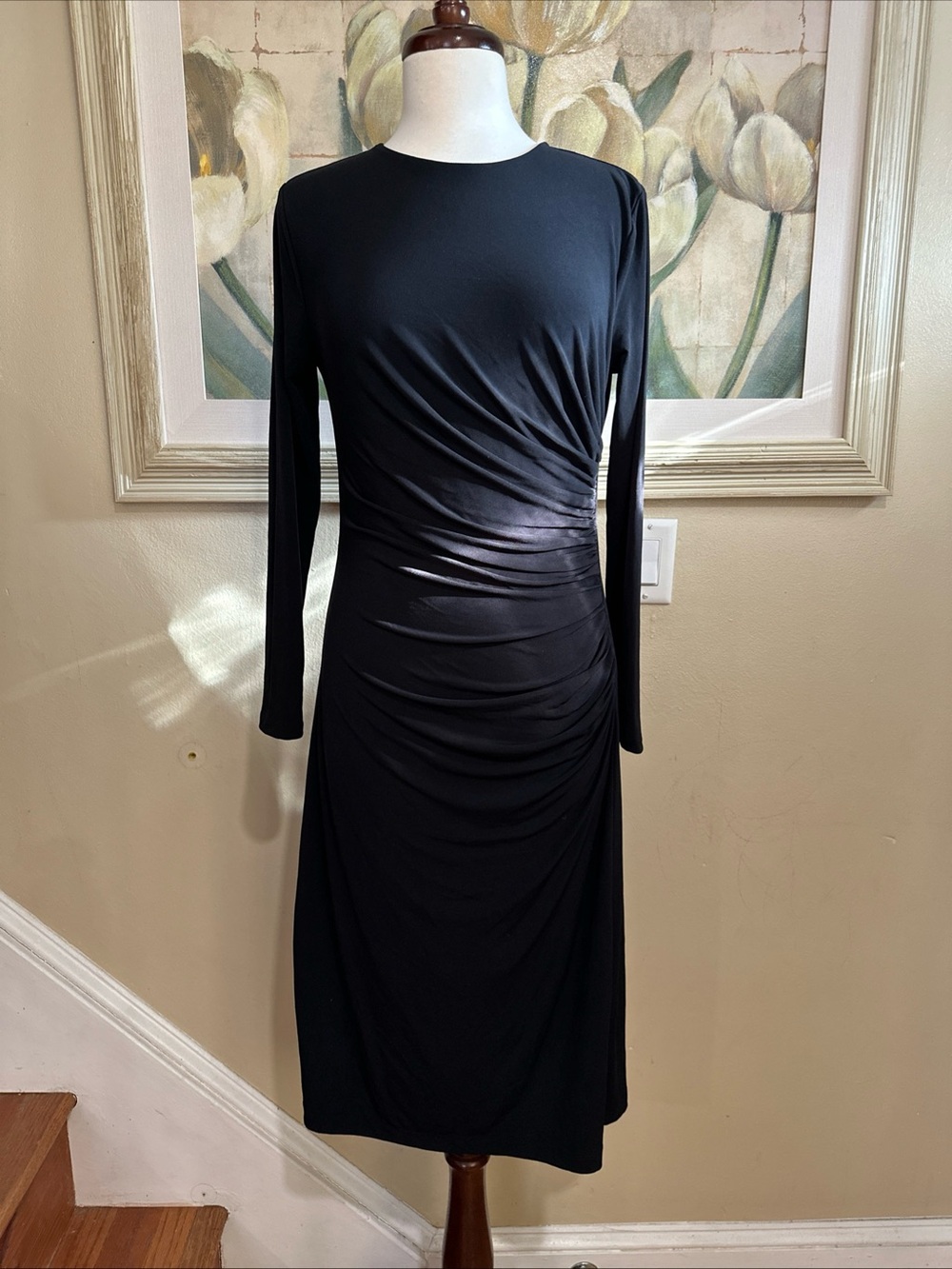 Banana Republic Women's Black Cocktail Dress Size Medium - Picture 7 of 7
